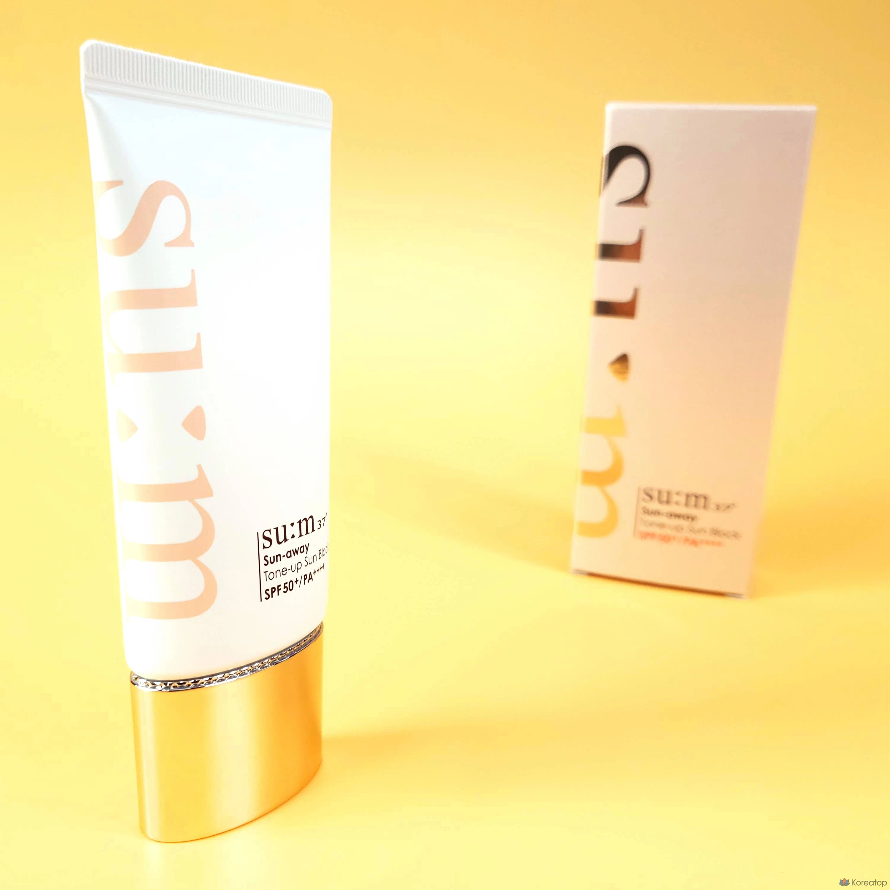 Солнцезащитный крем 37 Degree Sun Away Tone-Up, 50 мл + крем 10 мл, 1 шт.