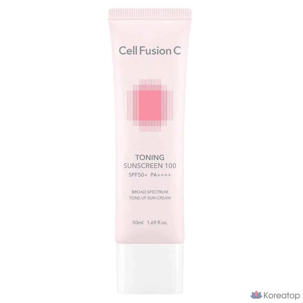 Солнцезащитный тонирующий крем Cellfusion C Fade Free 100 SPF50+ PA++++, 50 мл, 1 шт.