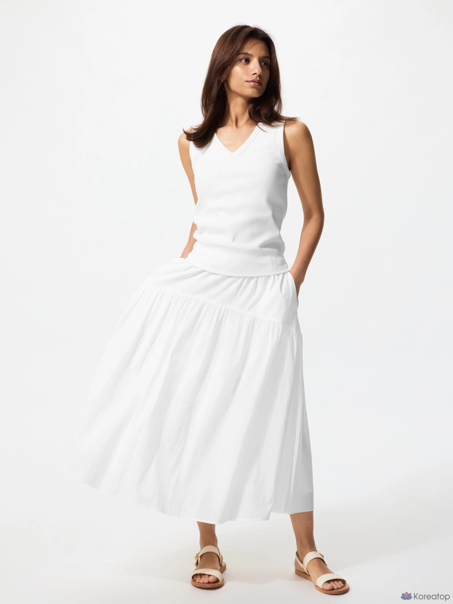 Юбка Uniqlo Nylon Gathered Skirt