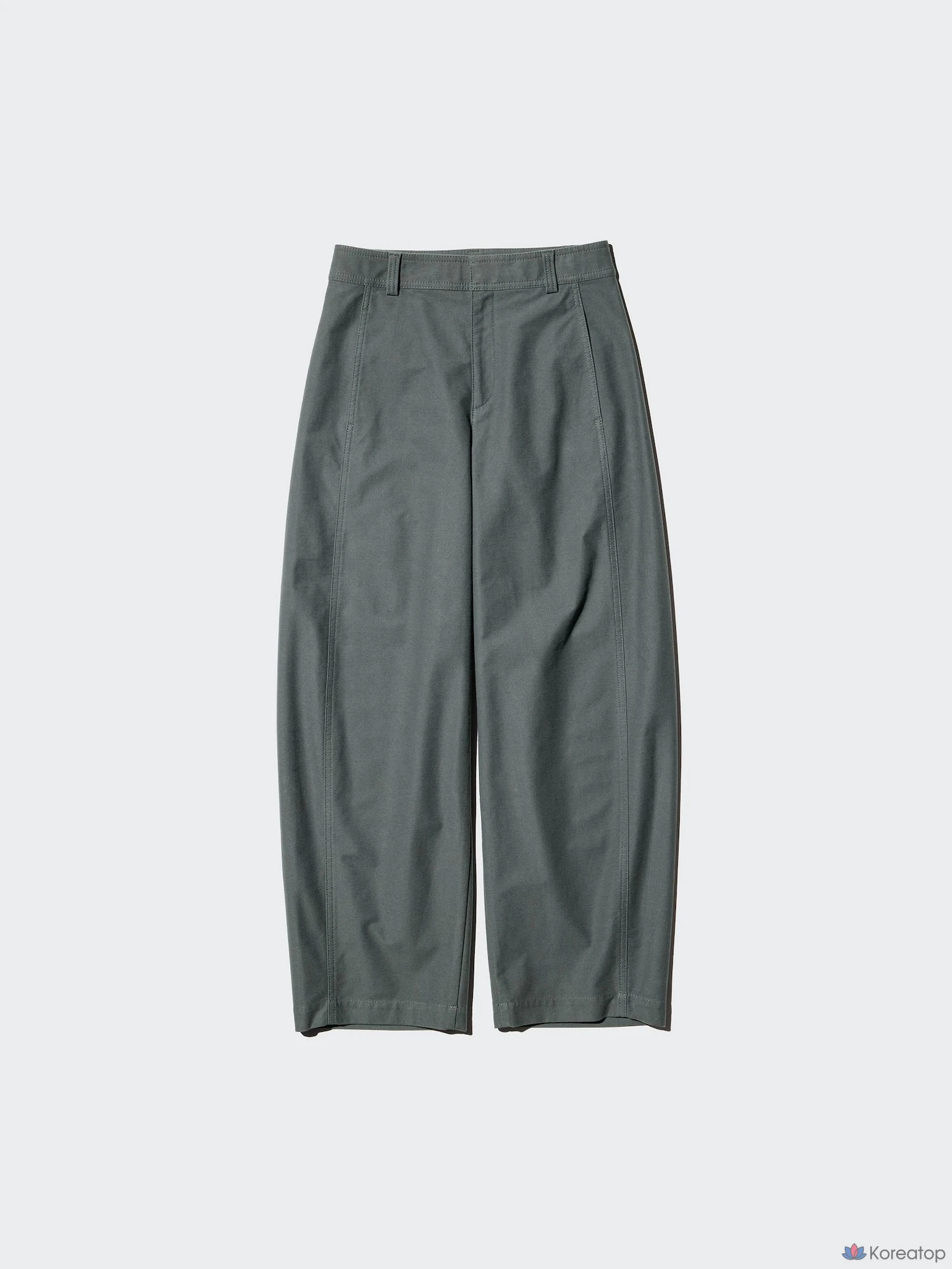 Брюки Uniqlo Jersey Barrel Leg Pants, длина 70–72 см