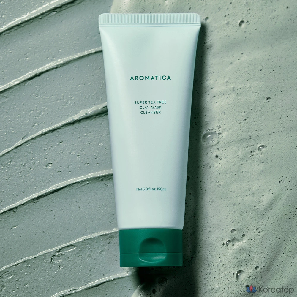 Очищающая маска с маслом чайного дерева Aromatica Super Tea Tree, 150 мл, 5 штук., фото 3