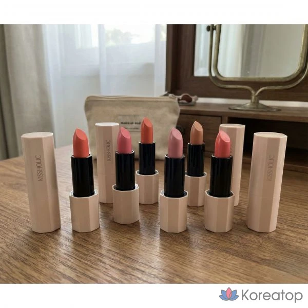 Помада The Saem Kissholic Intense, 1 шт., цвет «Пустынный песок».