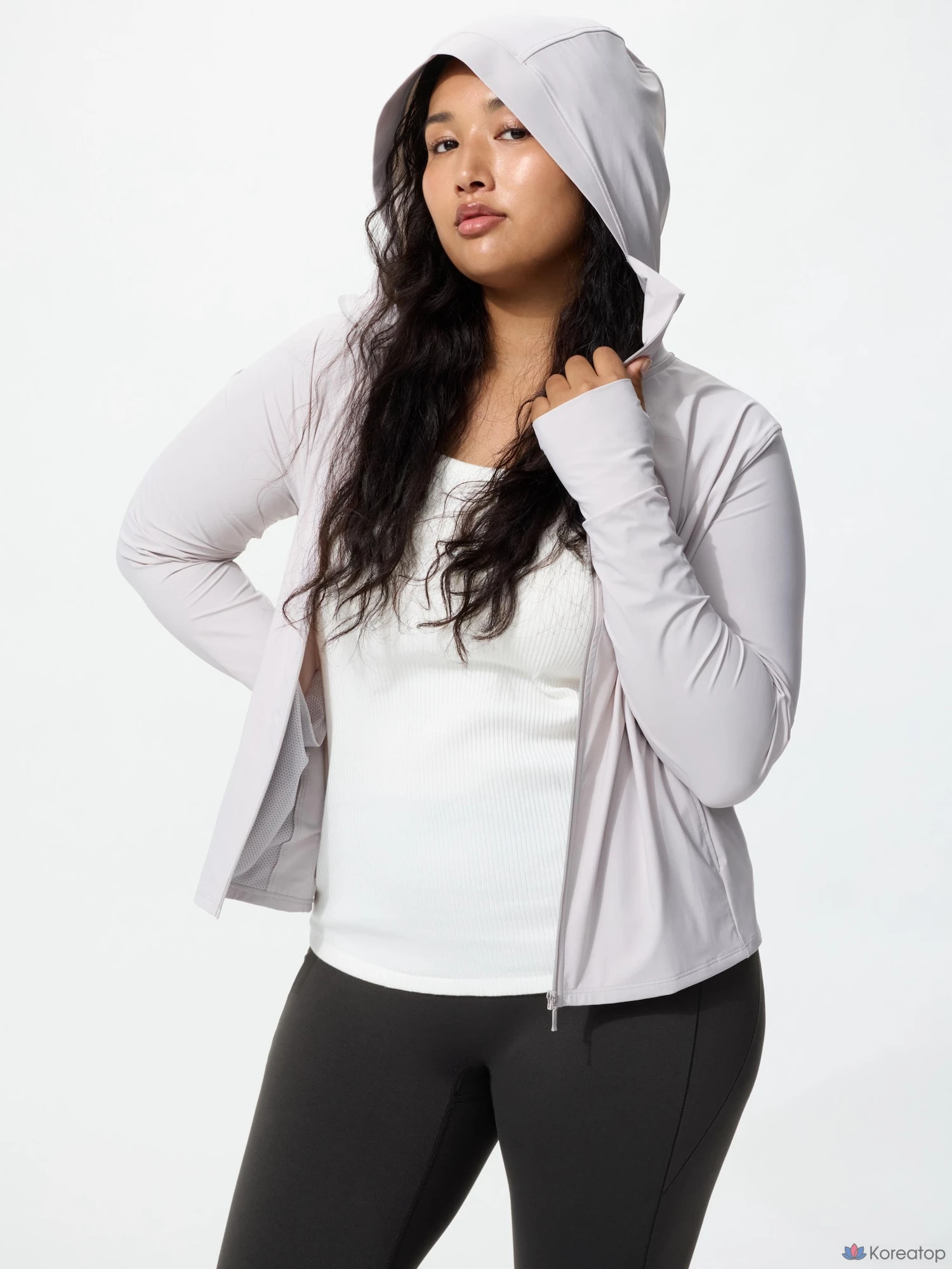 Худи на молнии Uniqlo Ultra Stretch AIRism UV Protection Full-Zip