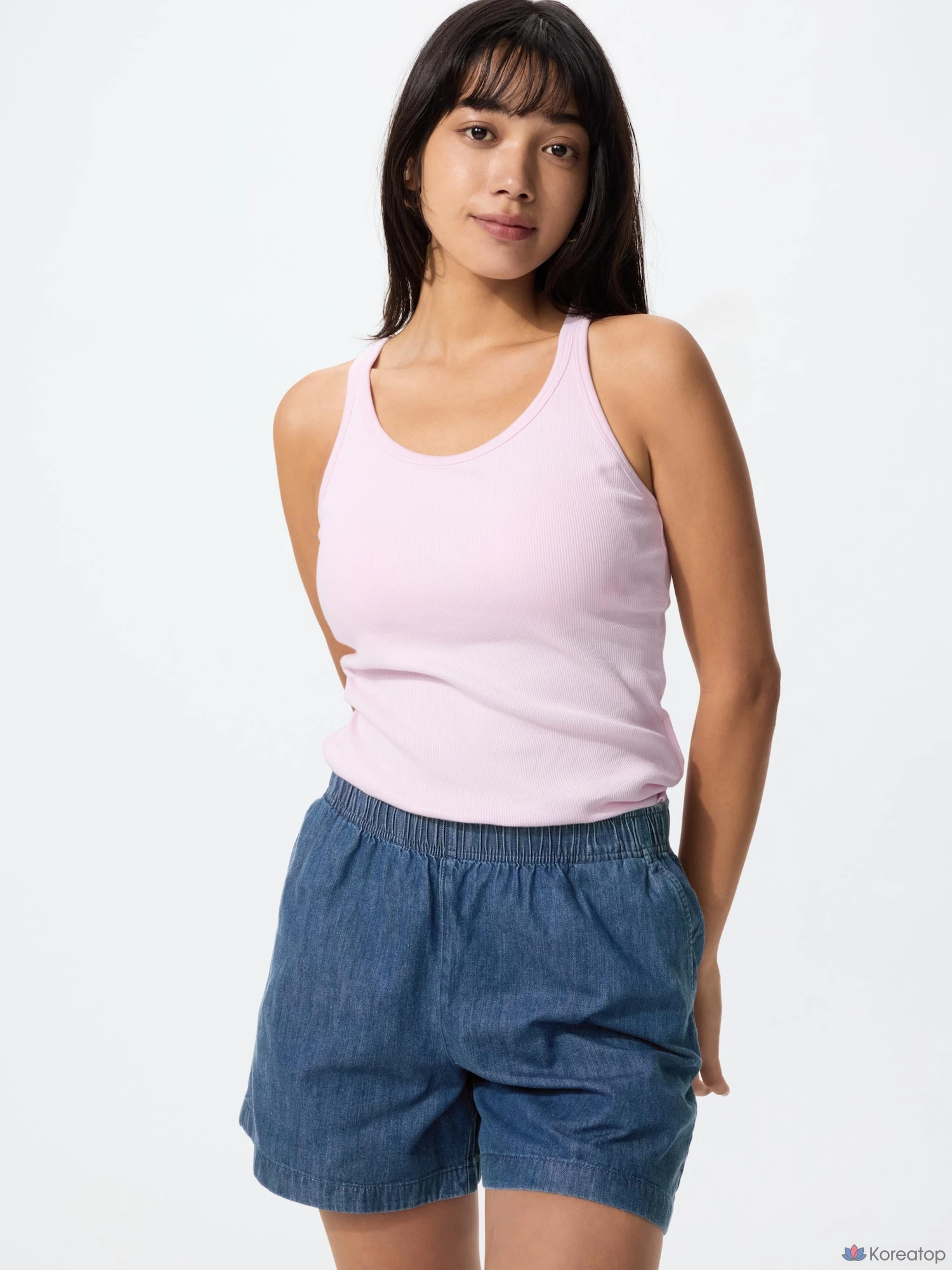 Шорты Uniqlo Cotton Easy Short Pants, джинсовые