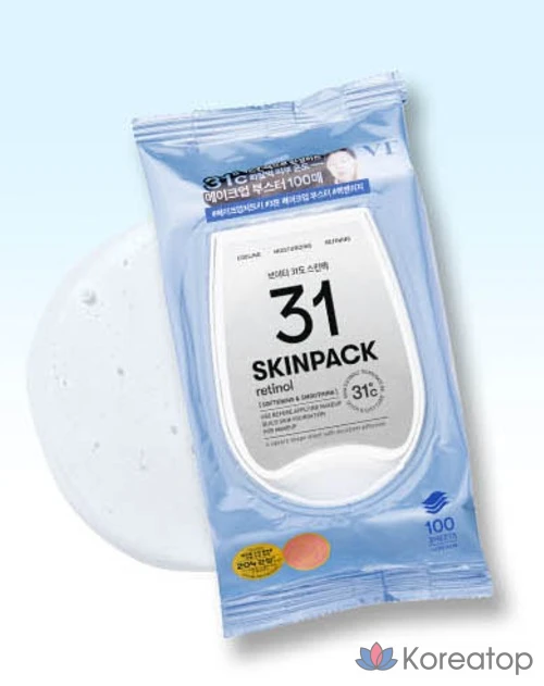 Набор для ухода за кожей VT Cosmetic Smooth 31°, 1 упаковка, 100 штук.