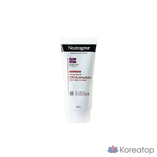 Лосьон для тела Neutrogena Intense Repair Cica Emulsion, 88 мл, 1 шт.