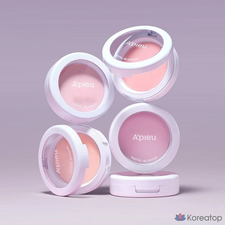 Пастельные румяна A'Pieu 4,3 г, упаковка 09, приглушенно-розовый, 1 шт.