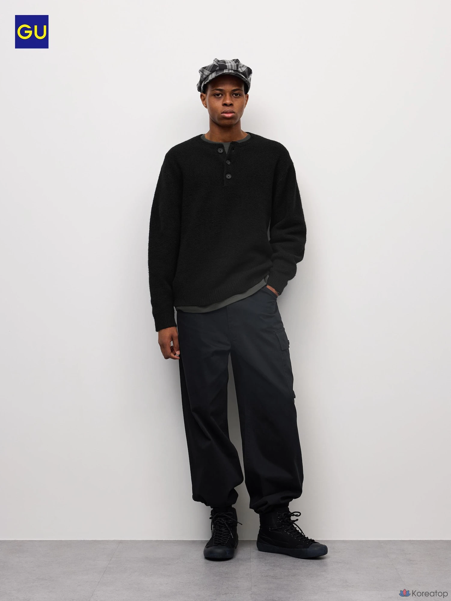 Брюки Uniqlo Cotton Wide Utility Pants