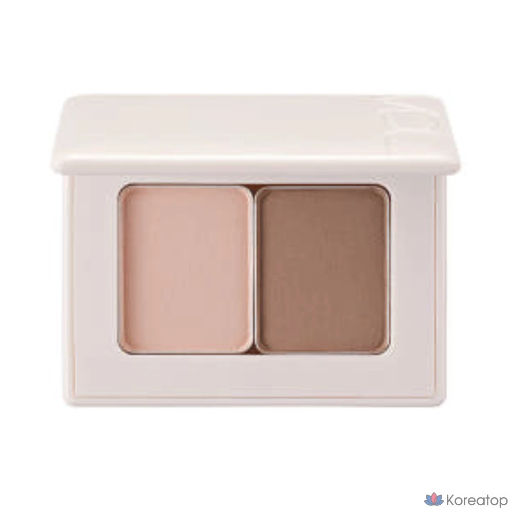 Двойные тени для век VDL Eye Stain Essential Shadow Duo, 1 шт., оттенок 01 Basic Brown