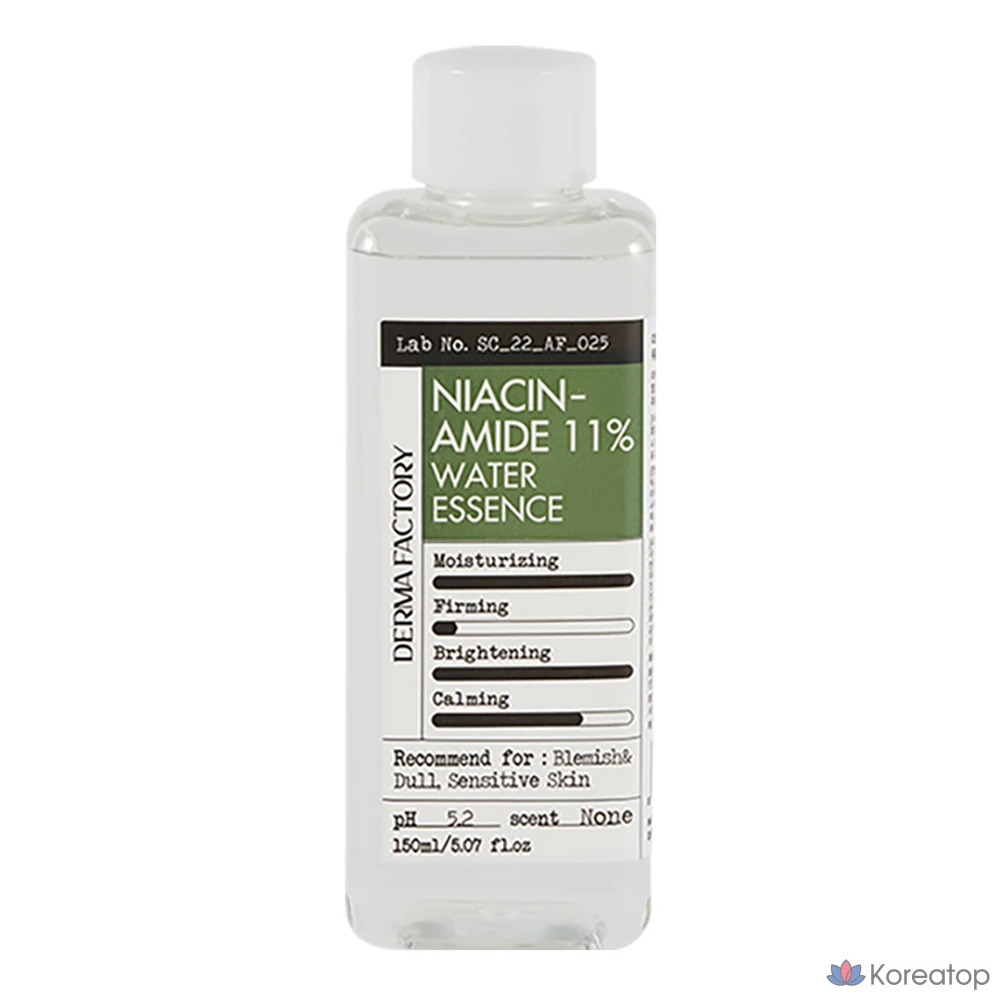 Эссенция на водной основе с ниацинамидом 11% от Derma Factory, 150 мл, 1 шт.
