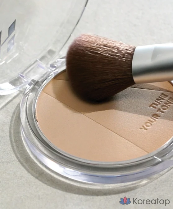 Набор кистей и тонировочных теней Holika Holika Tone Tuning Shading + Brush Set, 02 Warm Ground, 1 шт., фото 3