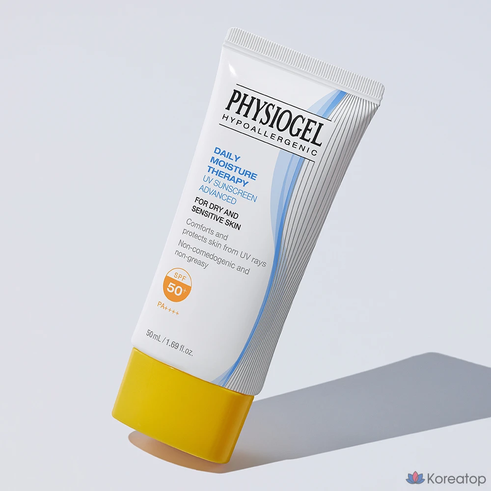 Увлажняющий солнцезащитный крем Physiogel Daily Moisture Therapy UV Sunscreen Advanced SPF50+ PA++++, 50 мл, 1 шт., фото 5