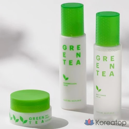 Набор для ухода за кожей Nature Republic Clear Green Tea Water, 3 предмета, фото 3