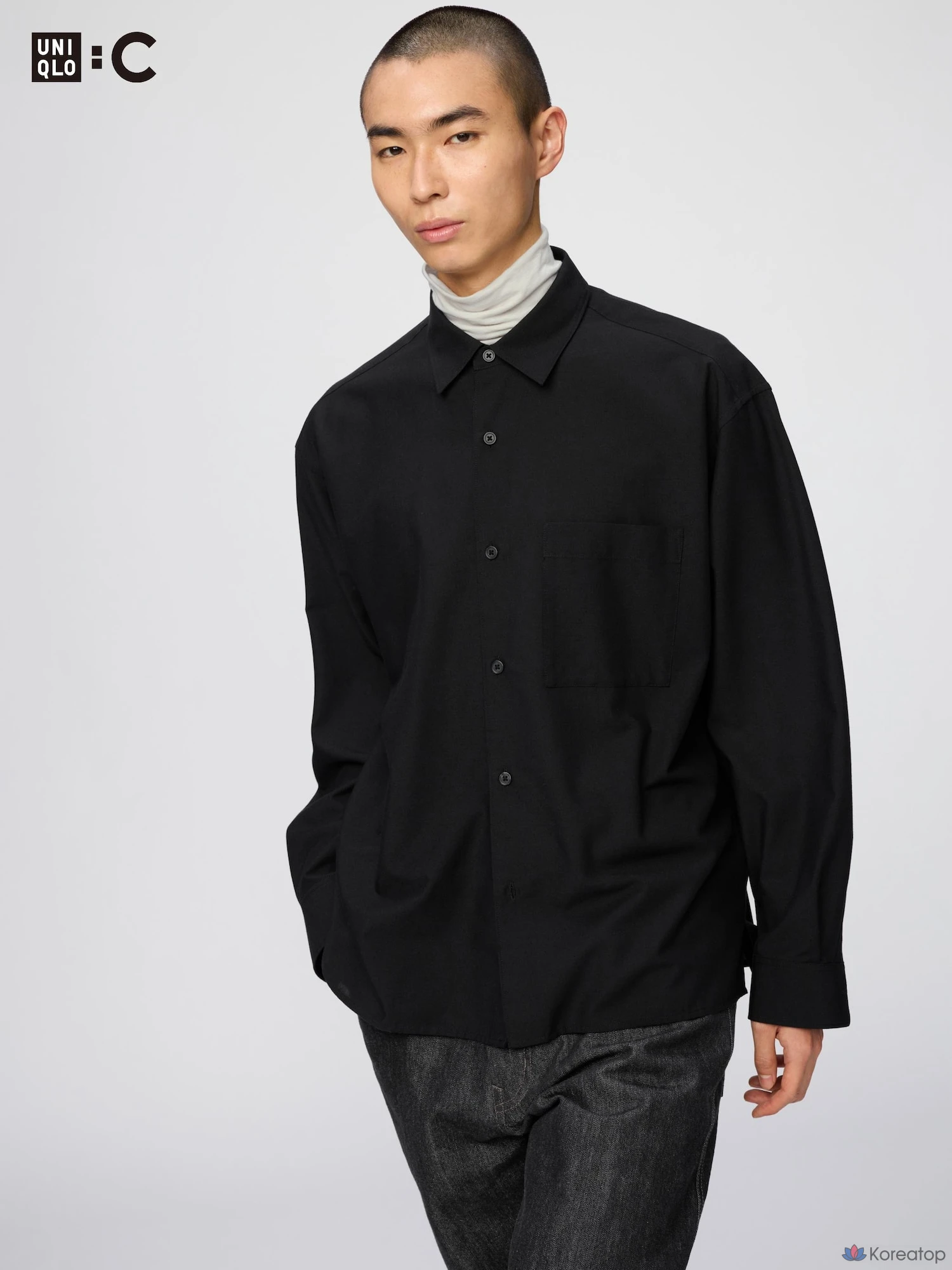 Рубашка Uniqlo Easy Care Soft Shirt