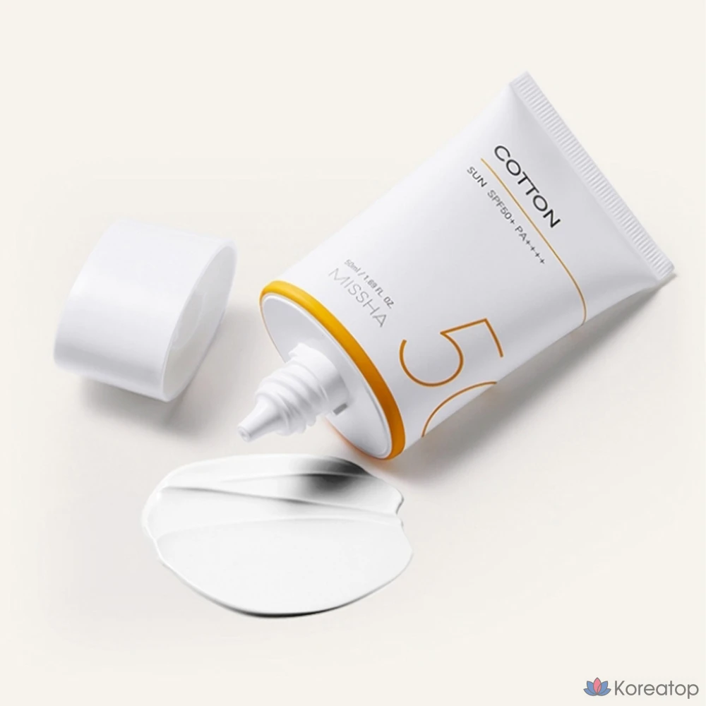 Солнцезащитный крем Missha All Around Safe Block Cotton SPF50+ PA++++, 50 мл, 1 шт.