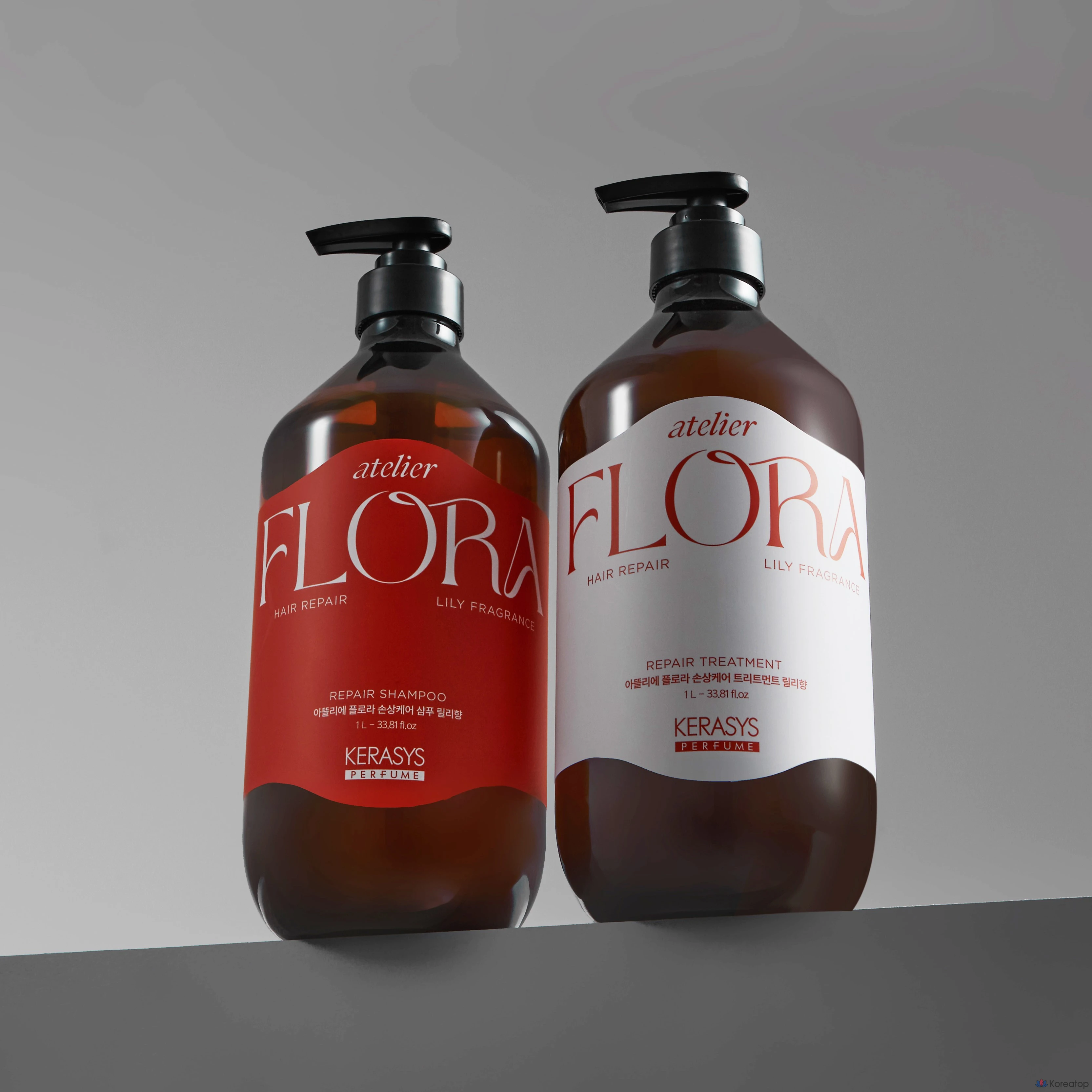 Парфюмерная композиция KeraSys Perfume Atelier Flora Damage Care Fresh Flower Treatment с ароматом лилии, 1 шт., 1 л.