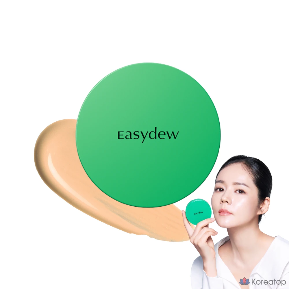 Кушон Easydew Mela B Toning Gimi Ampoule Cushion Mini, оттенок 22 Light Beige, 8 г, 1 шт., фото 2