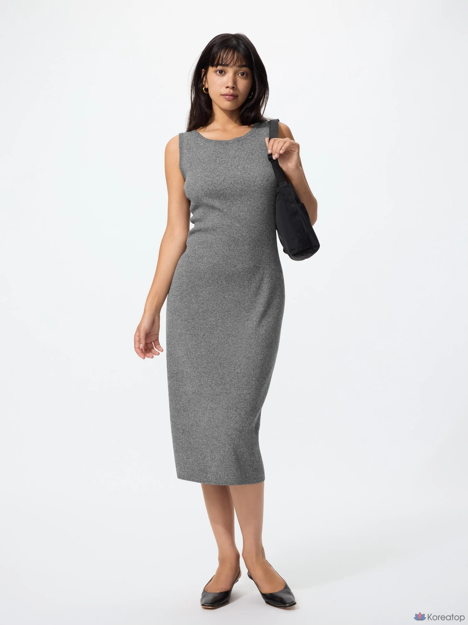 Платье Uniqlo Washable Rib Knit Sleeveless Dress