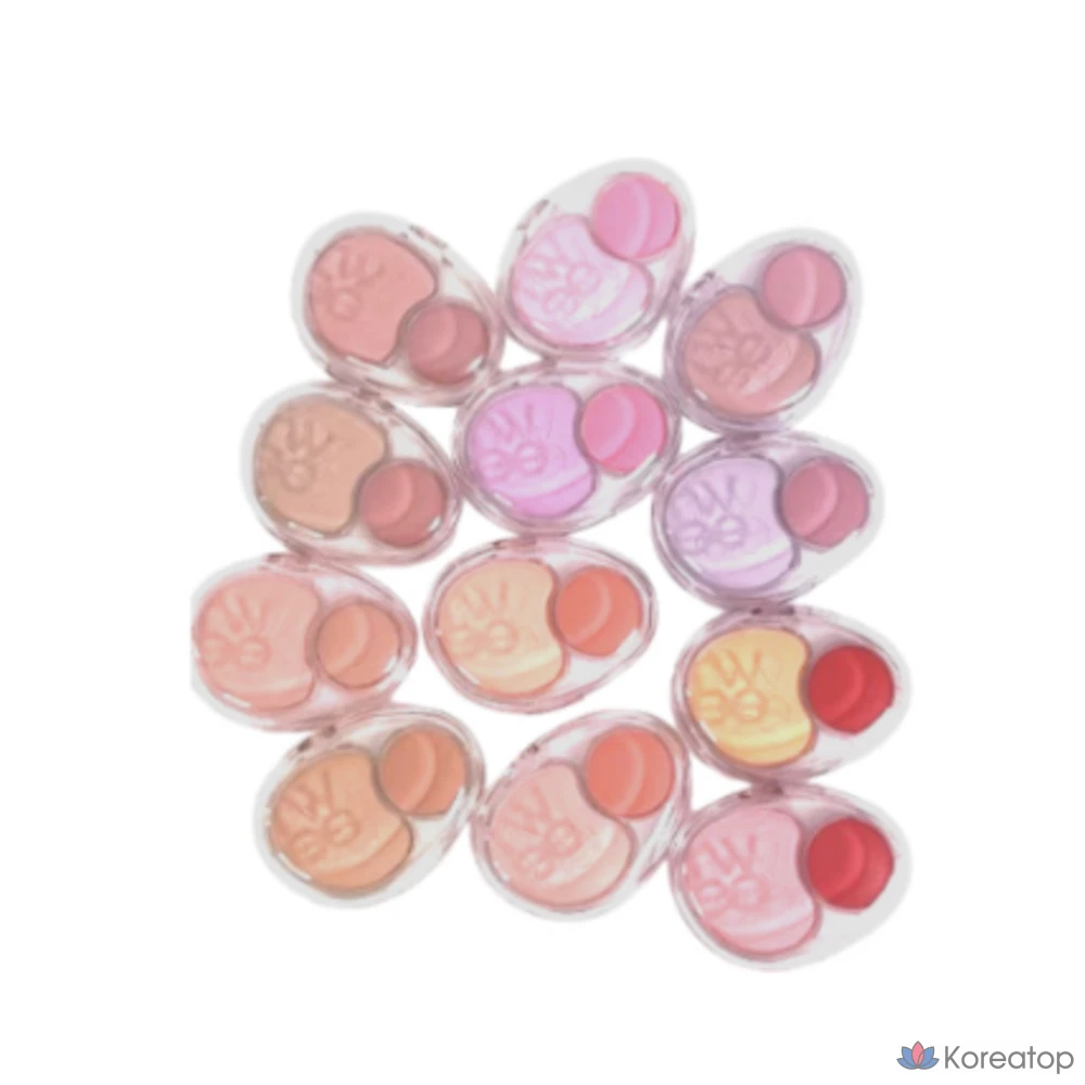 Румяна Puy Mellow Dual Blusher, ND02 Downtempo, 1 шт.