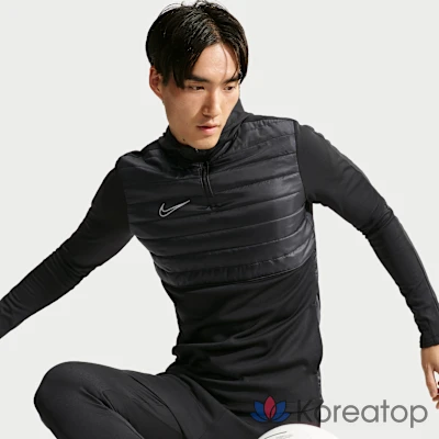 Топ мужской Nike Academy Winter Warrior Therma-FIT Soccer Drill Top, фото 3