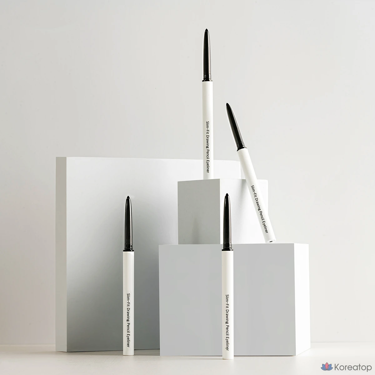 Карандаш для подводки глаз Ottie Slim Fit Drawing Pencil, черный, 1 шт.