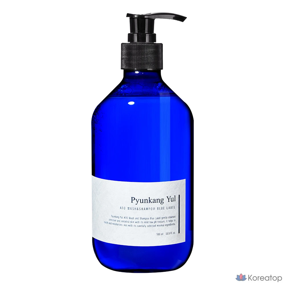 Шампунь и гель для душа Pyungang Yul Ato Blue Label без запаха, 500 мл, 1 шт.