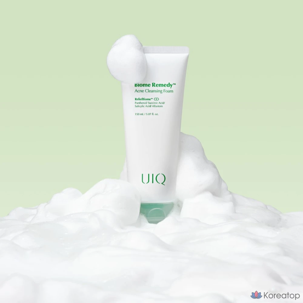Пенка для умывания UIQ Biome Remedy от прыщей, 150 мл, 1 шт., фото 5