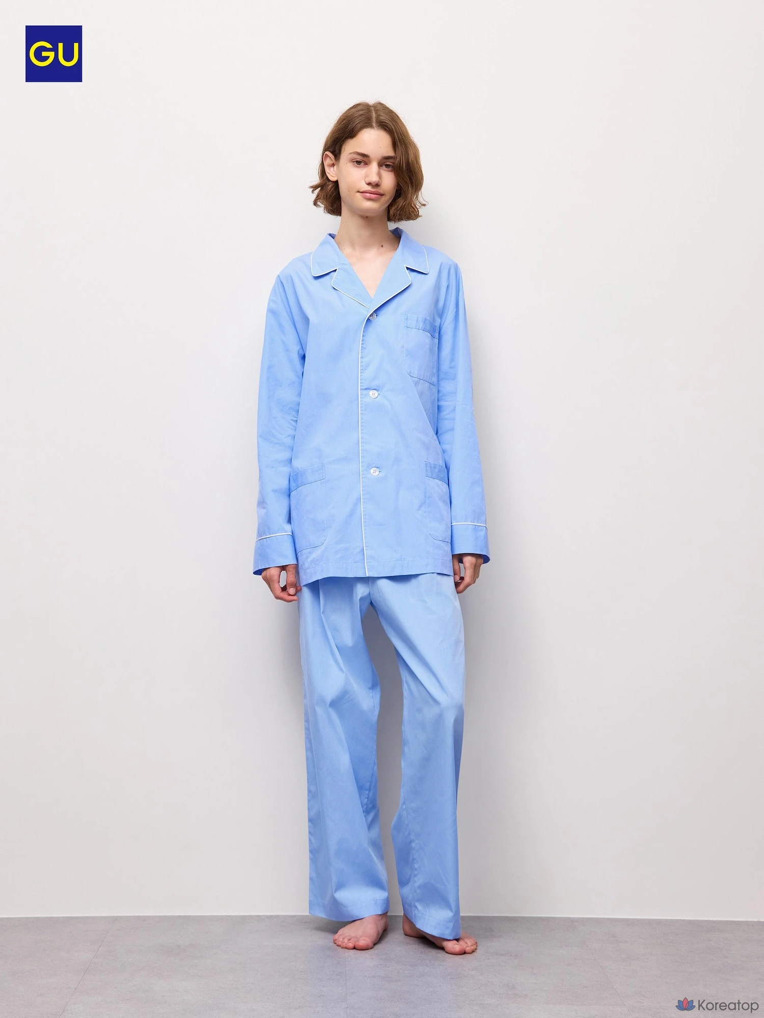 Пижама Uniqlo Broadcloth Pajamas (Long Sleeve)