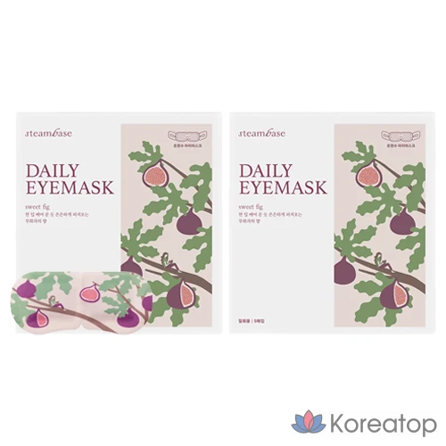 Маска для глаз с экстрактом инжира, 2 шт., 5 листов