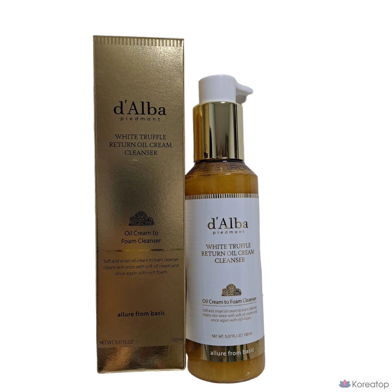 Очищающий крем-гель для лица D'alba White Truffle Return Oil Cream Cleanser, 150 мл, 1 шт.