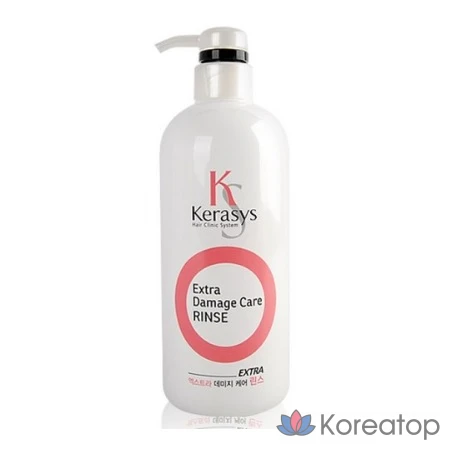 Ополаскиватель для поврежденных волос KeraSys Extra Damage Care, 750 мл, 1 шт.