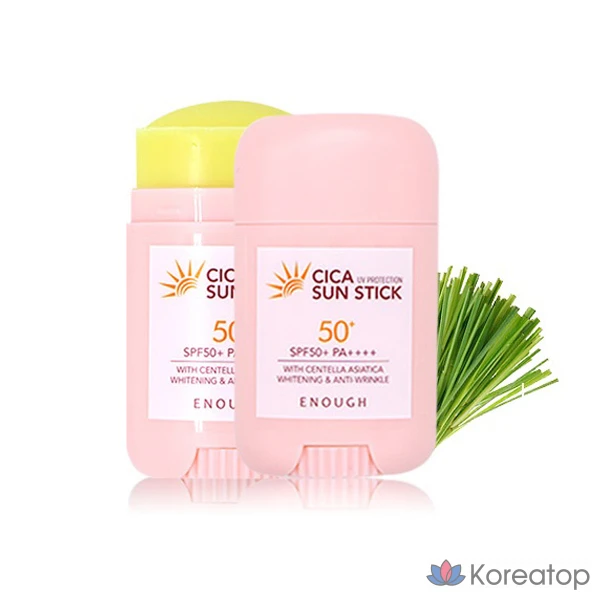 Солнцезащитный стик Innerf Cica SPF50+ PA++++, 20 г, 1 шт.