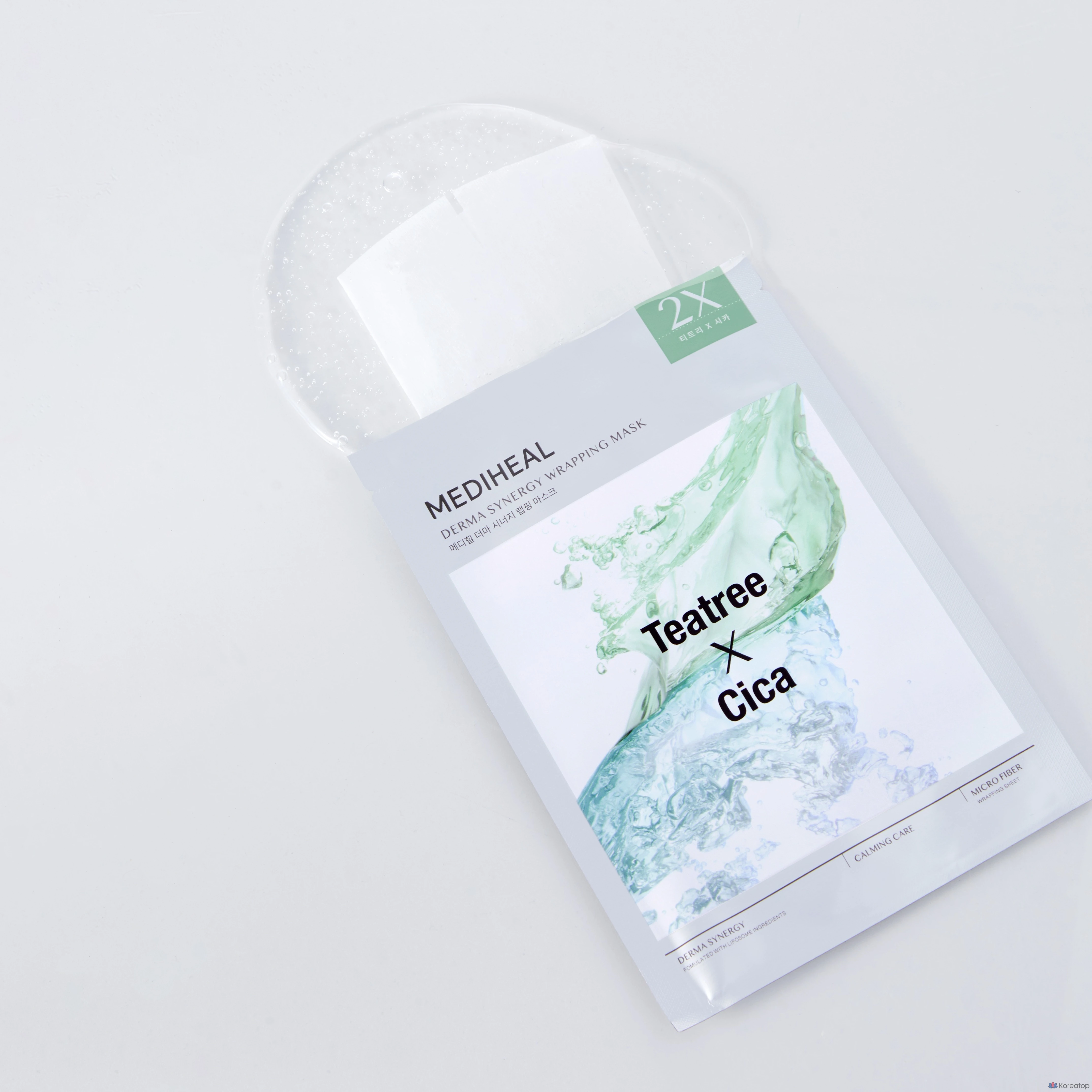 Тканевая маска для лица MEDIHEAL Derma Synergy Trouble Calming Wrapping Mask, 50 шт., фото 3