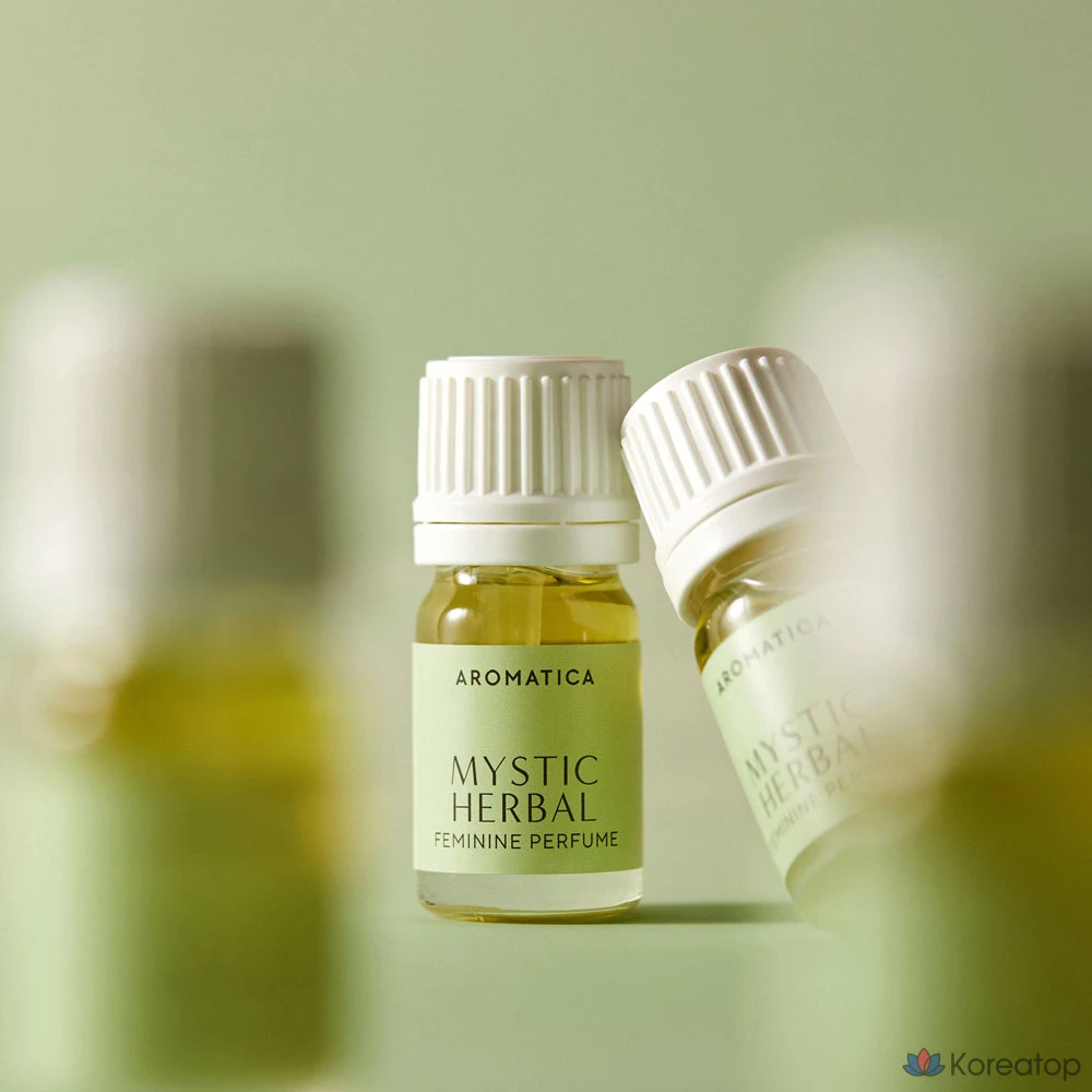 Парфюмерная композиция Aromatica Pure &amp; Soft Feminine Perfume Mystic Herbal, 5 мл, 1 шт.