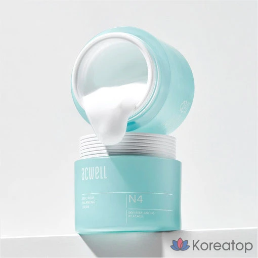 Крем для балансировки кожи Acwell Real Aqua, 50 мл, 1 шт.