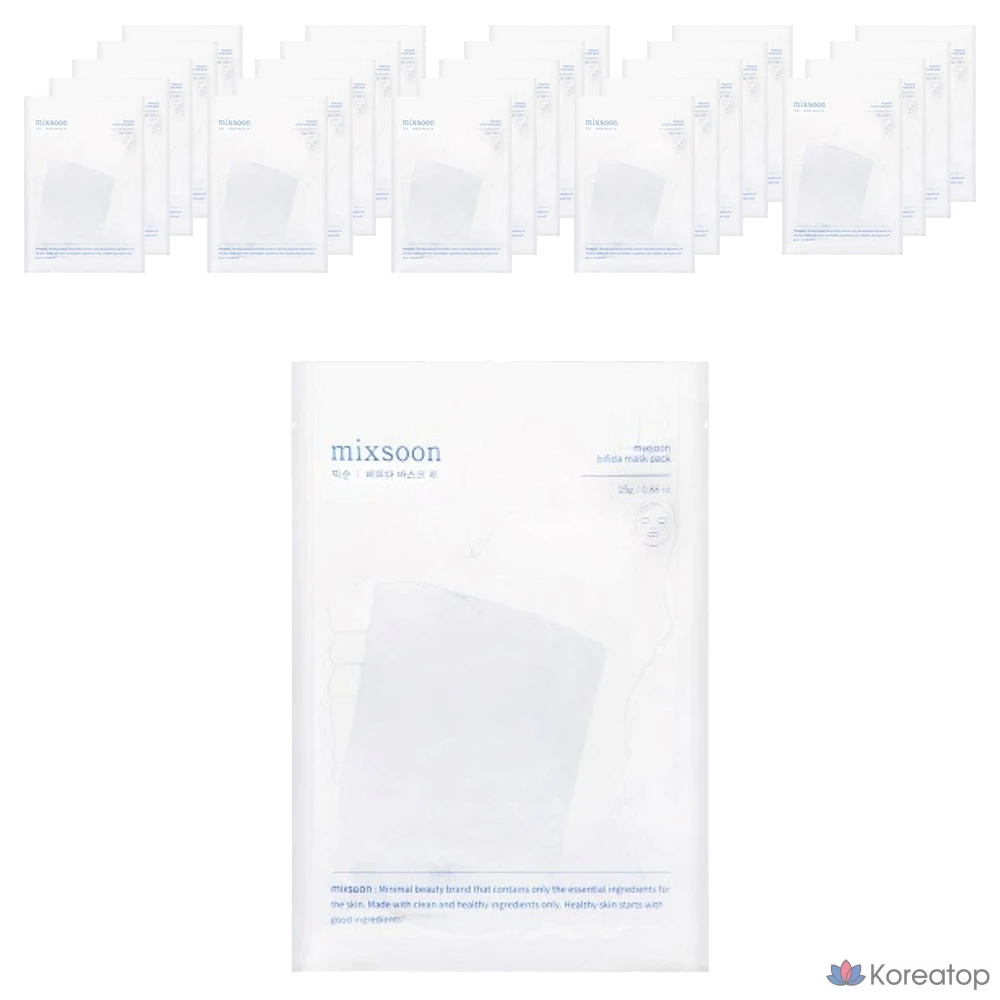 Тканевая маска для лица MIXSOON Bifida Mask, 30 шт.