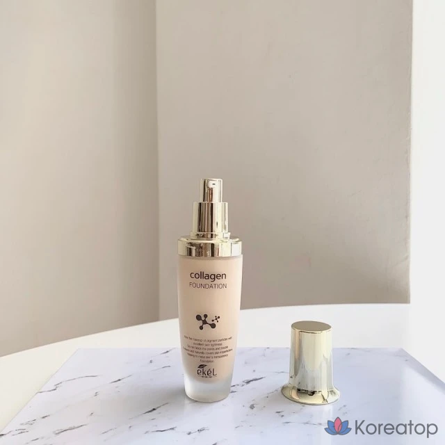 Ekel Collagen Foundation 50мл, Натуральный Бежевый №23, 1 шт.
