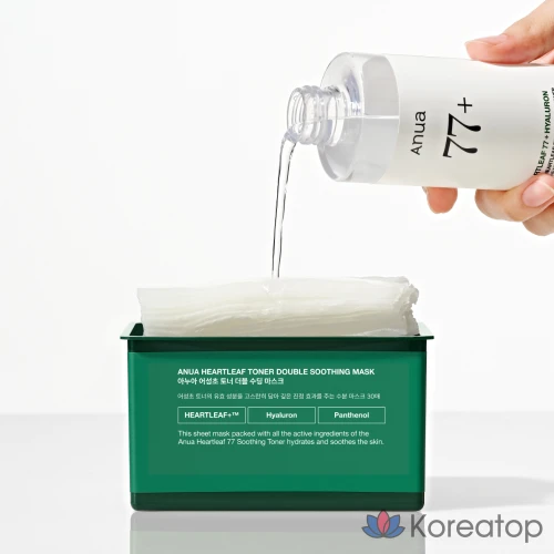 Успокаивающая маска Anua Eoseongcho Double Soothing Mask, 2 шт., 30 штук, фото 3