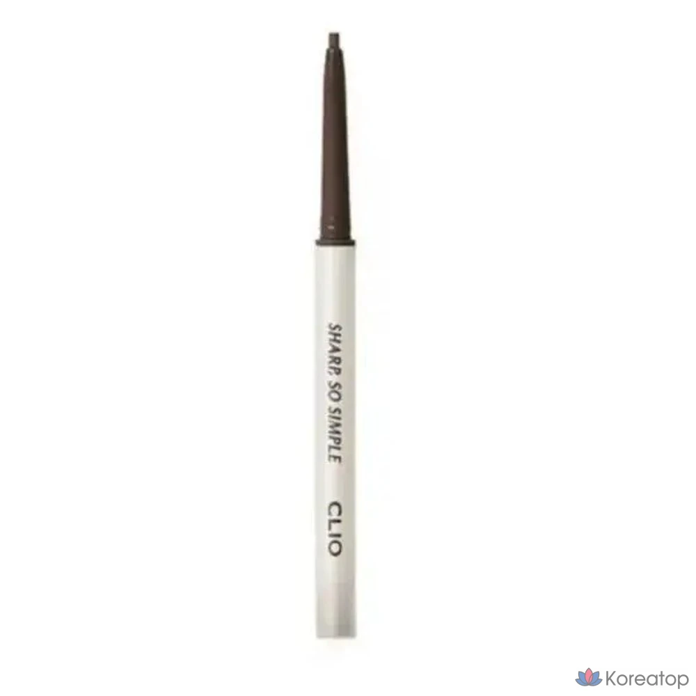 Водостойкий карандаш-лайнер Clio Sharp So Simple № 4, темно-коричневый, 0,14 г, 1 шт.