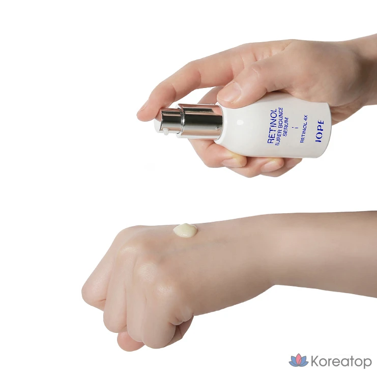 Набор из 3 предметов: сыворотка с ретинолом IOPE Retinol Super Bounce Serum, 1 шт.