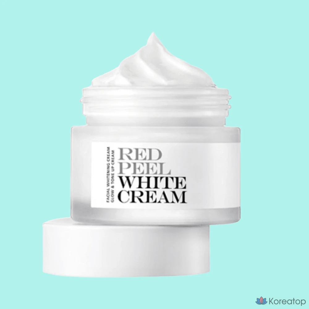 Крем для осветления кожи So Natural Red Peel White Cream, 50 г, 1 упаковка.