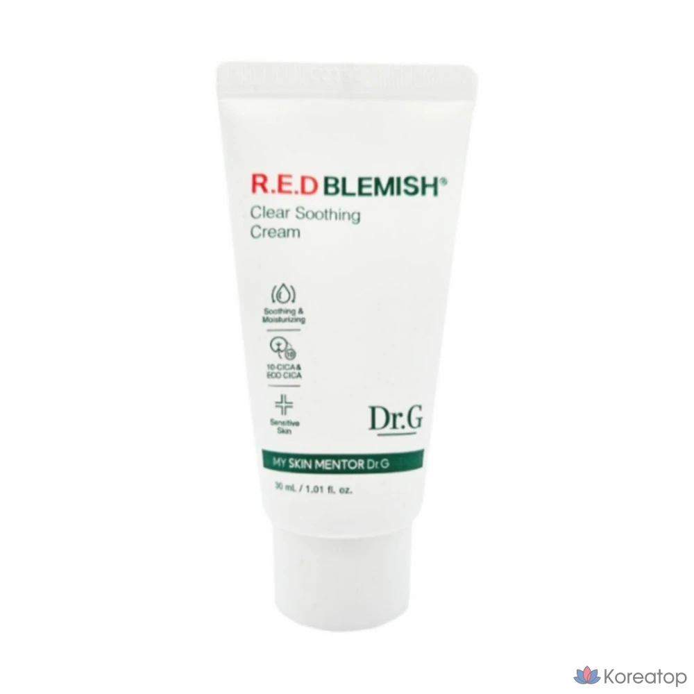 Успокаивающий крем Dr.G Red Blemish Clear, 30 мл, 1 шт.