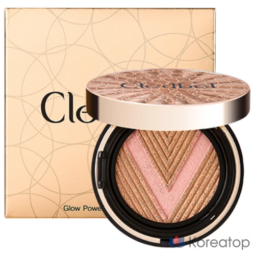 Clédbel Glow Power Lift V Cushion Rose Gold 13 г, № 23 Натуральный золотисто-бежевый, 1 шт.