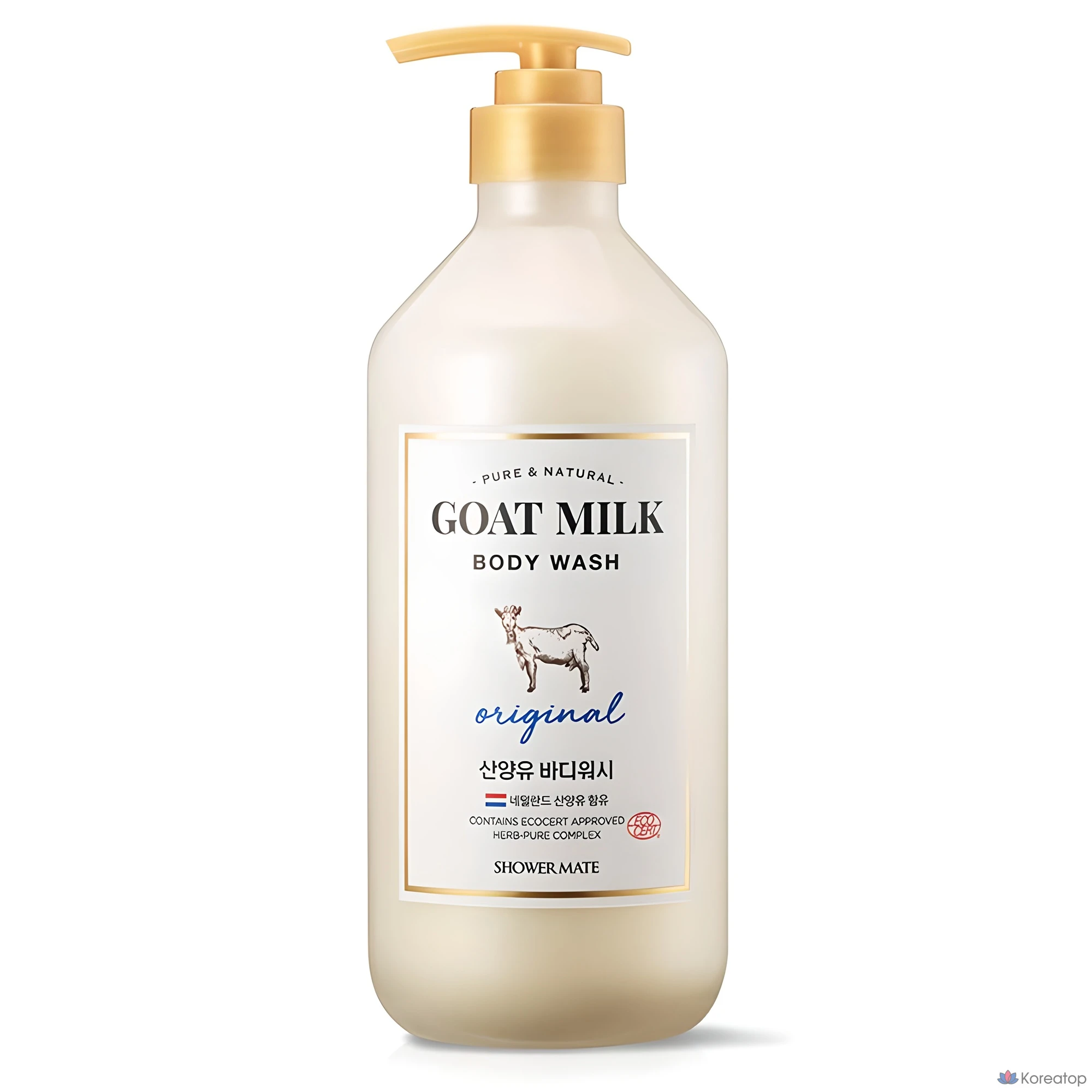 Гель для душа Somang Shower Mate с козьим молоком, оригинальный, 800 мл, 1 шт.