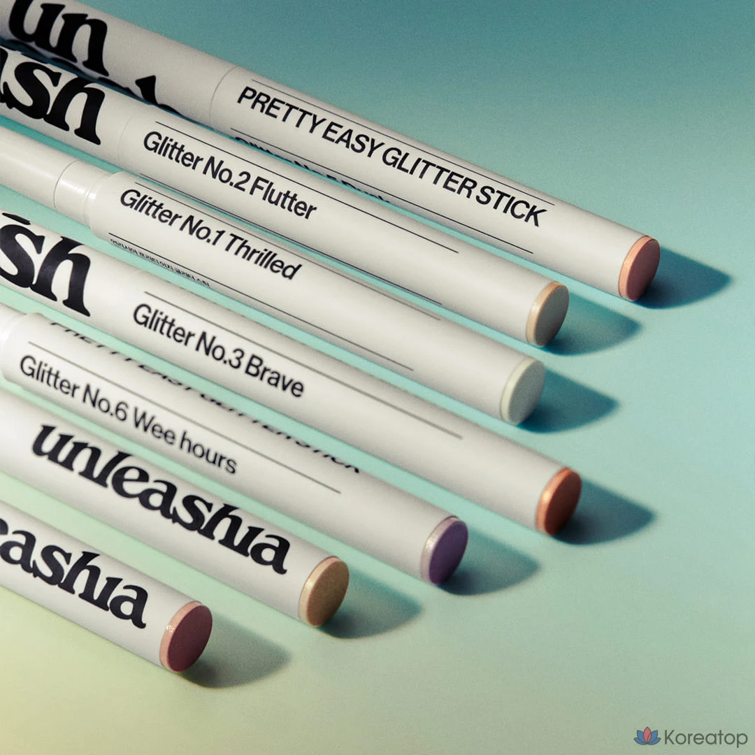 Твердые тени для век Unleashia Pretty Easy Glitter Stick Eyeshadow, № 3 Brave, 1 шт., фото 4