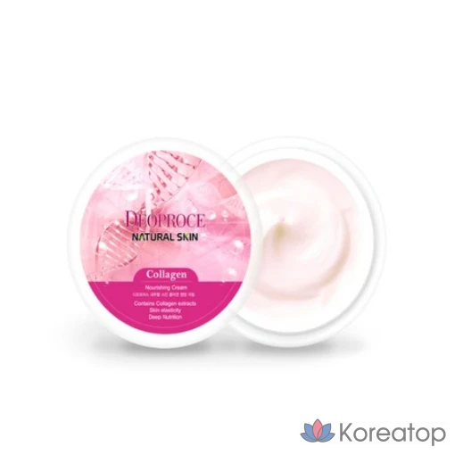 Питательный коллагеновый крем для натуральной кожи Deoproce, 1 шт., 100 г