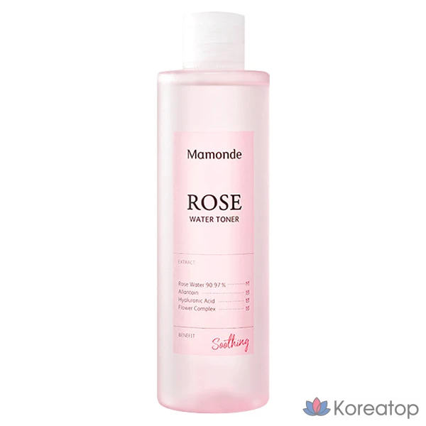 Тонер Mamonde Rose Water Toner, 250 мл, 1 шт.