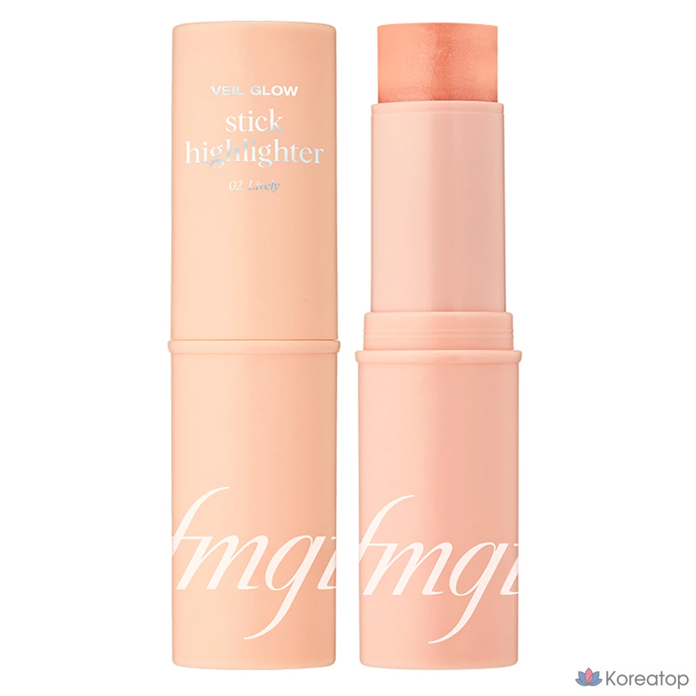 FMGT The Face Shop Veil Glow Stick Highlighter 10g, 02 Lively, 1 шт.