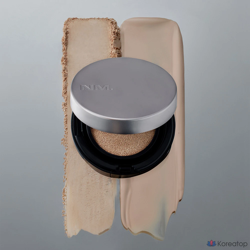 Набор тональных кремов NAMING Layered Matte Fit Cushion 13g + сменный блок 13g, 17Y, 1 шт., фото 6