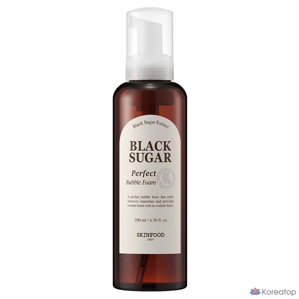 Пена для ванны Skinfood Black Sugar Perfect Bubble Foam, 200 мл, 1 шт.
